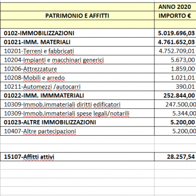 patrimonio e affitti